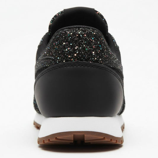 SnipeSneaker - Manal | Glitzernde Textile Sneaker Damen